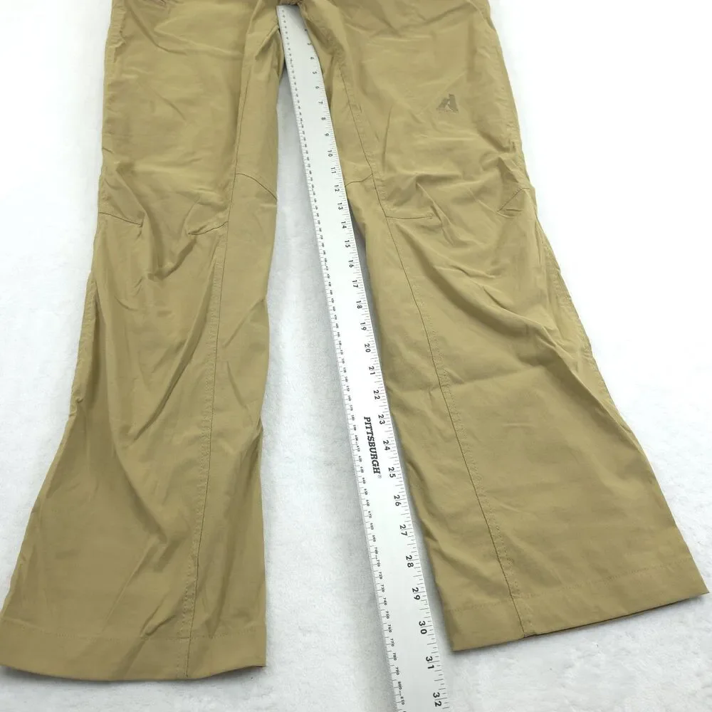 Eddie Bauer First Ascent Guide Pro Pants Mens 32x34 Khaki Tan Hiking Stretch